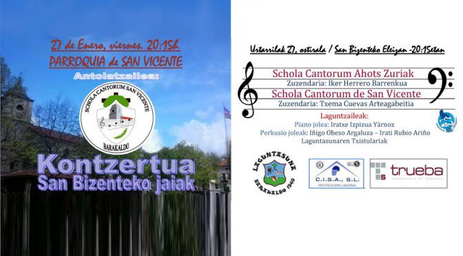 Concierto San Bizente Jaiak 2017